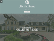 Tablet Screenshot of hawthorne-apts.com